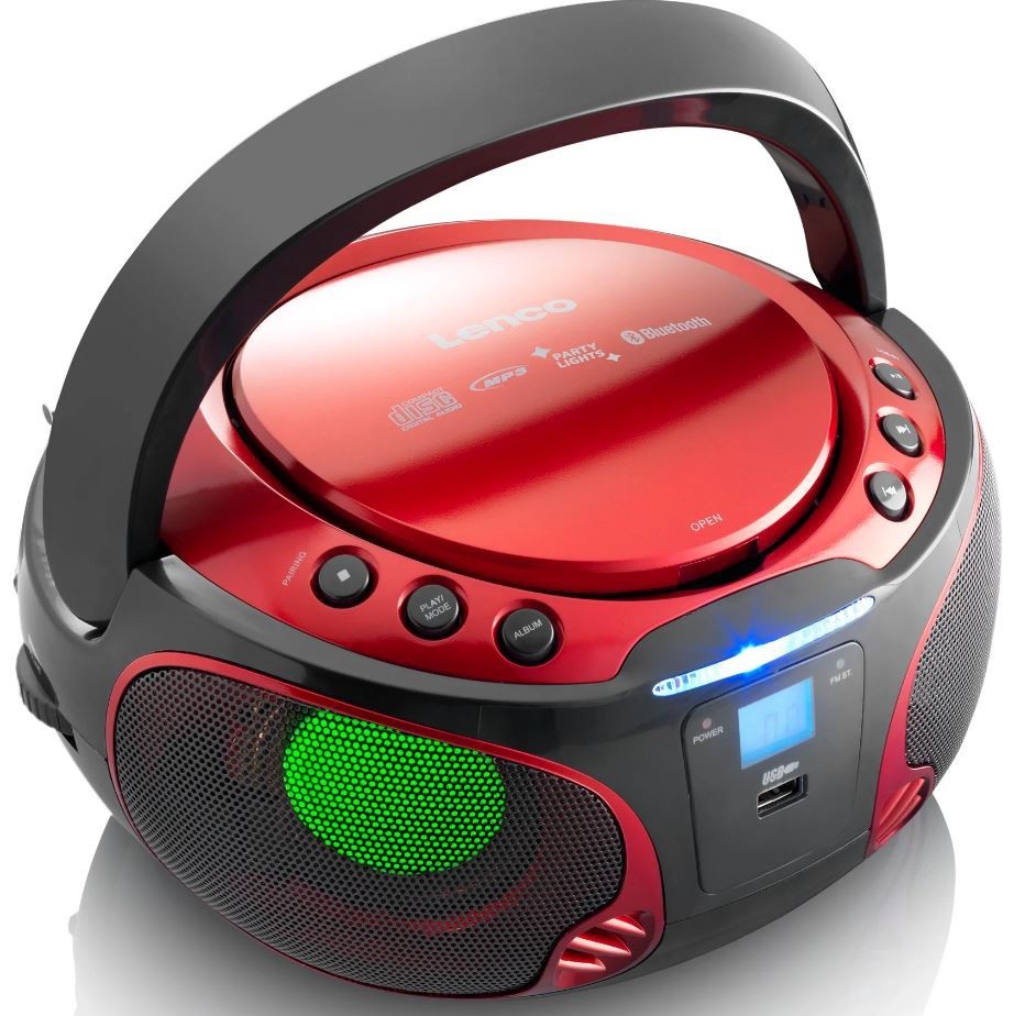 Kodumasinad | CD-raadio Lenco SCD550RD, punane | Tehnomaan