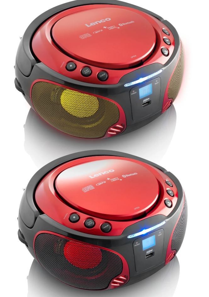 Kodumasinad | CD-raadio Lenco SCD550RD, punane | Tehnomaan