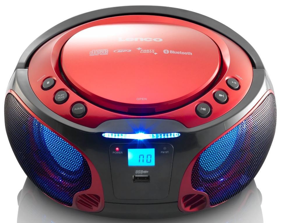 Kodumasinad | CD-raadio Lenco SCD550RD, punane | Tehnomaan