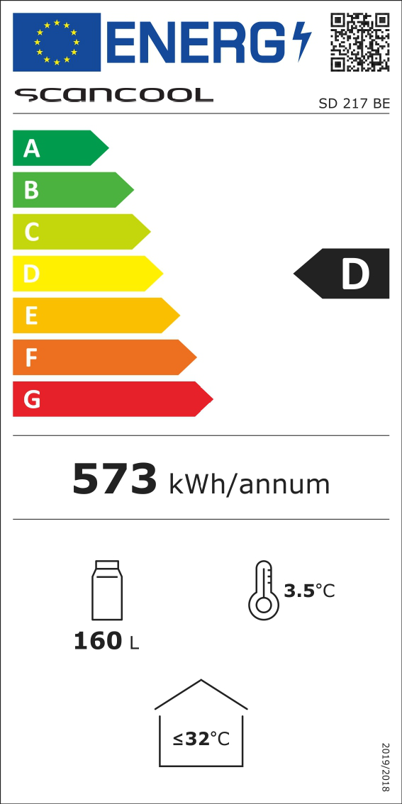 Kodumasinad | Vitriinkülmik Scandomestic SD217BE, must | Tehnomaan