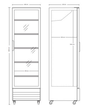 Kodumasinad | Vitriinkülmik Scandomestic SD426BE | Tehnomaan