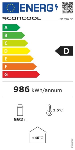 Kodumasinad | Vitriinkülmik Scandomestic SD726BE | Tehnomaan