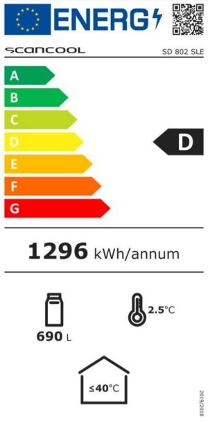 Kodumasinad | Vitriinkülmik Scandomestic SD802SLE | Tehnomaan