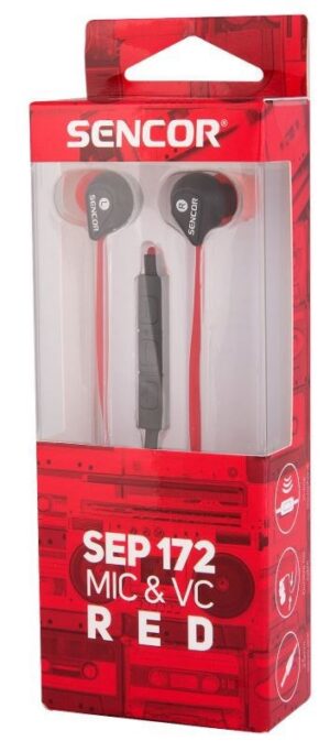 Kodumasinad | Kõrvaklapid Sencor SEP172RD, punane | Tehnomaan