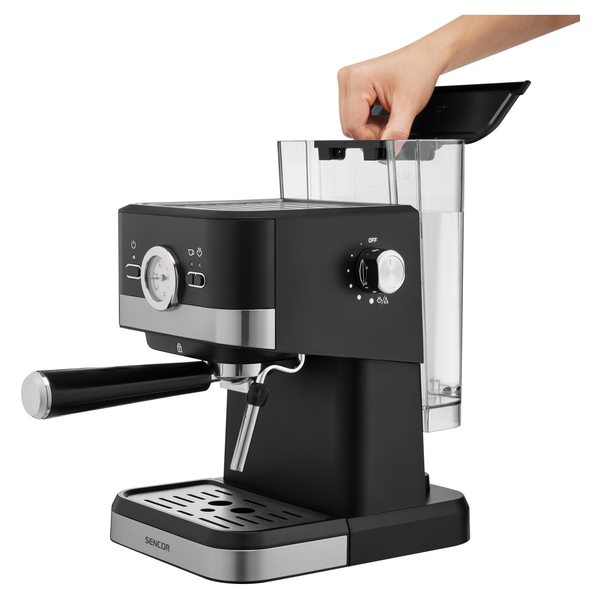 Kodumasinad | Espressomasin Sencor SES1721BK | Tehnomaan
