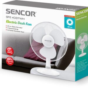 Lauaventilaator Sencor 40 cm SFE4037WH - Image 6