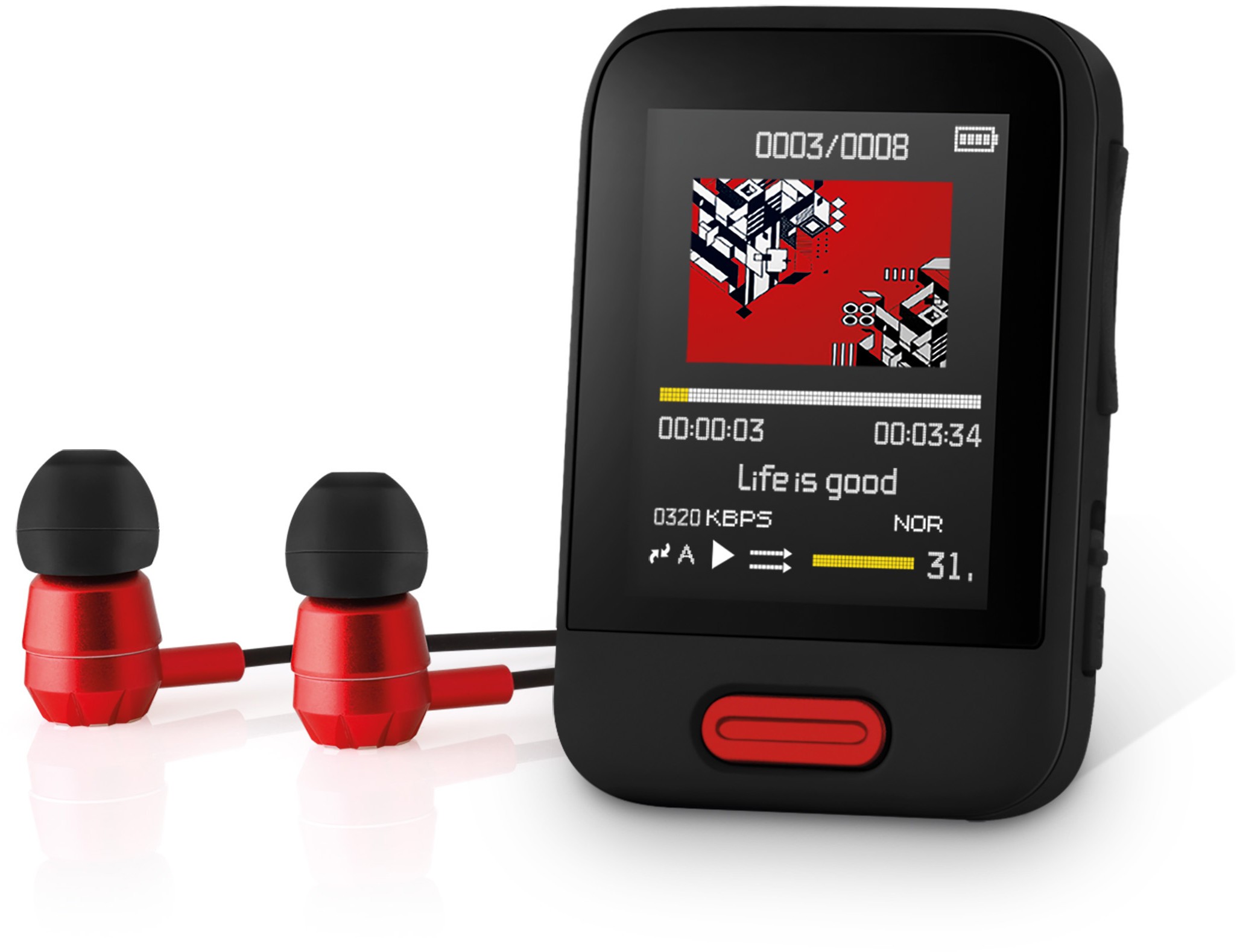 Kodumasinad | Mp3/MP4 mängija Sencor  SFP7716BK, must | Tehnomaan