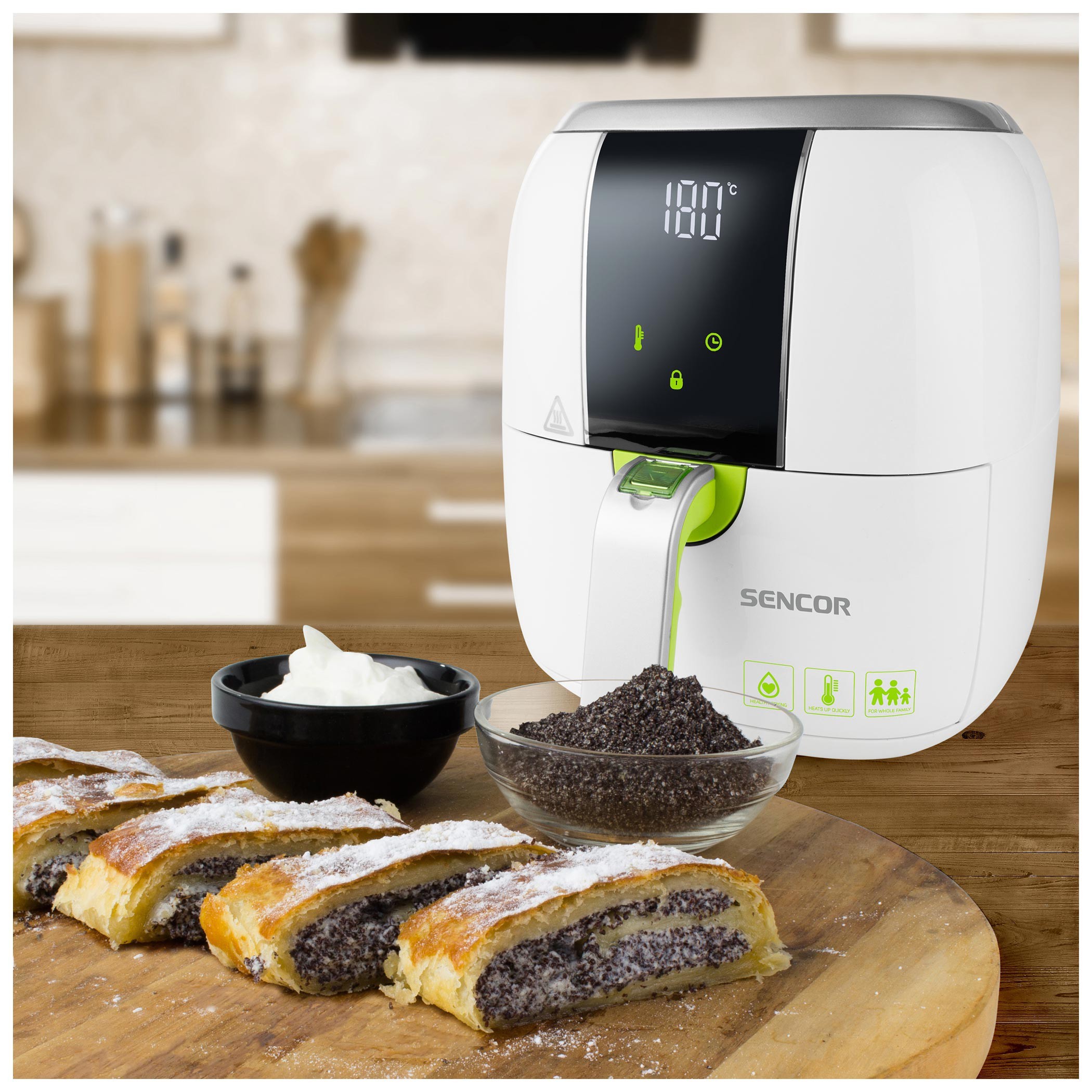 Kodumasinad | Kuumaõhufritüür Sencor SFR5320WH, 3L | Tehnomaan