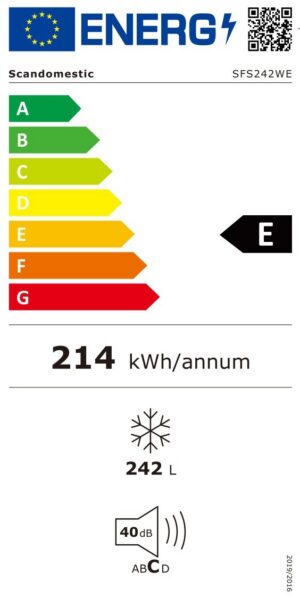 Kodumasinad | Sügavkülmik Scandomestic SFS242WE | Tehnomaan