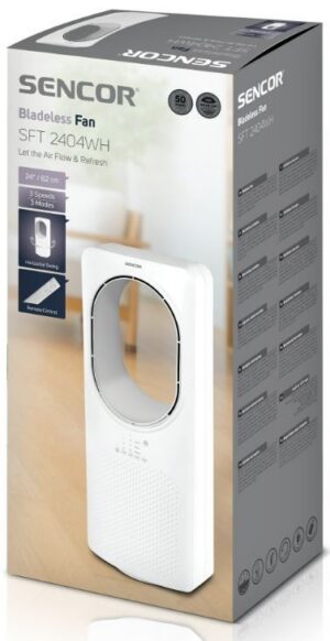 Kodumasinad | Labadeta ventilaator Sencor SFT2404WH, valge | Tehnomaan