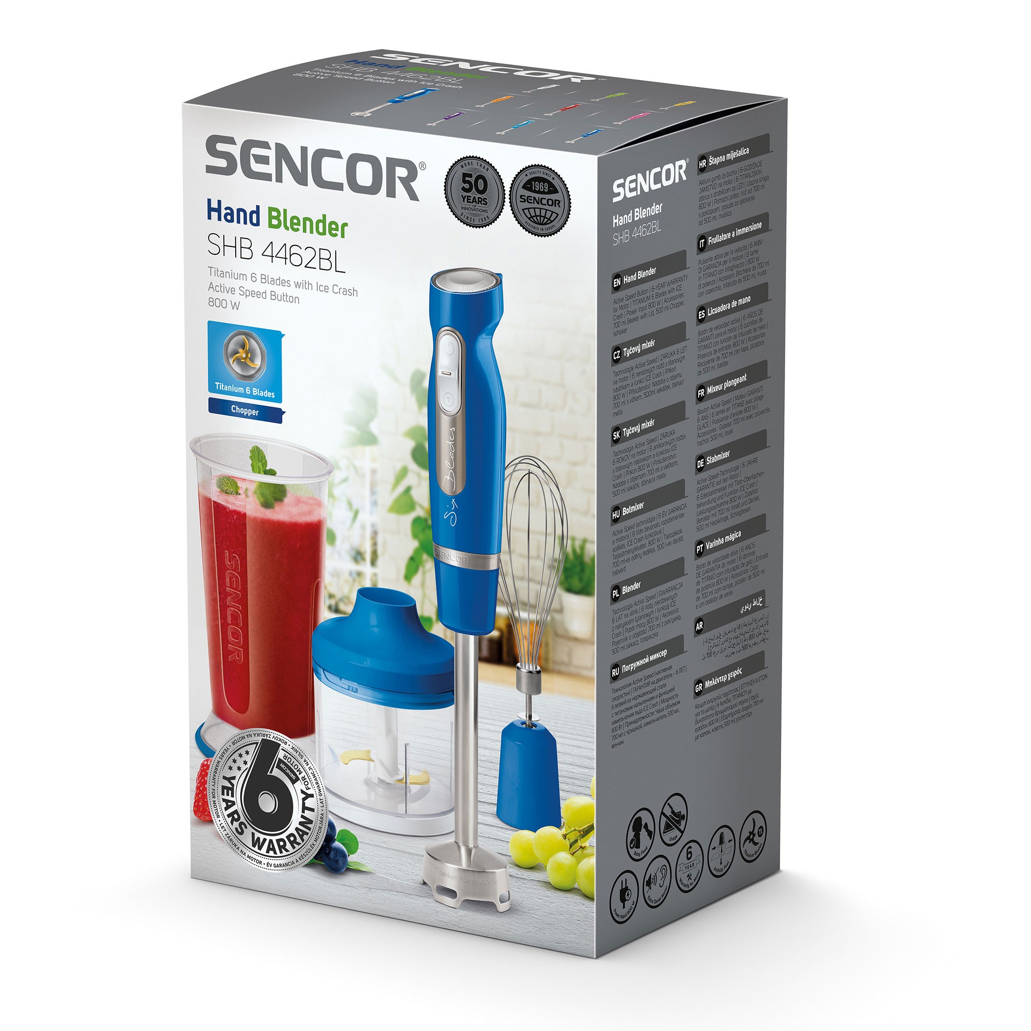 Kodumasinad | Saumikser Sencor SHB4462BLEUE3, sinine | Tehnomaan