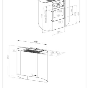 Õhupuhastaja Ciarko Design Simple SmartLink must/roosa kuld - Image 4