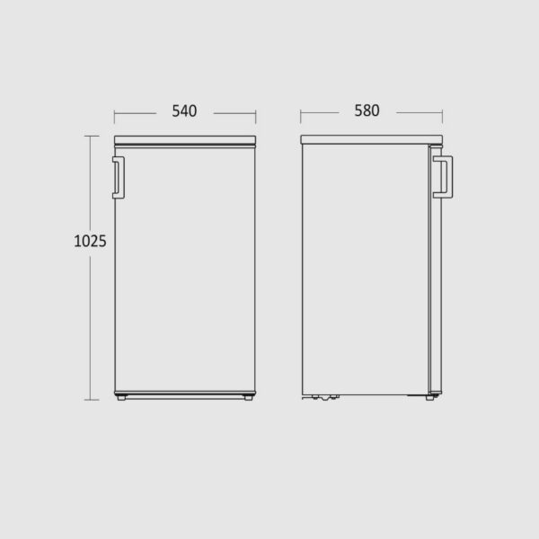 Kodumasinad | Külmik Scandomestic SKB182W | Tehnomaan