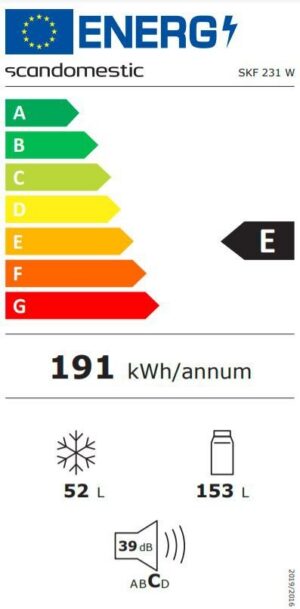 Kodumasinad | Külmik Scandomestic SKF231W | Tehnomaan
