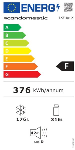 Kodumasinad | Side-by-side külmik Scandomestic SKF481X | Tehnomaan