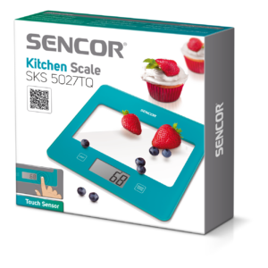 Kodumasinad | Värviline köögikaal klaaspinnaga Sencor SKS5027TQ, türkiis sinine | Tehnomaan