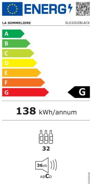 Kodumasinad | Veinikülmik La Sommeliere SLS32DZB, must | Tehnomaan