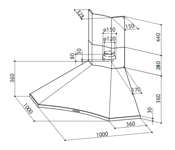 Kodumasinad | Õhupuhastaja Faber Solaris EG6 X A100 | Tehnomaan