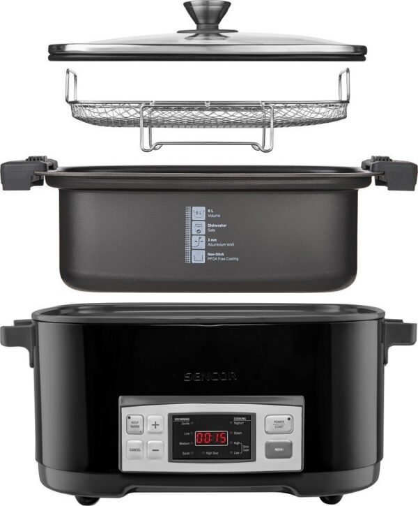 Kodumasinad | Aeglane keetja Sencor SPR5508BK | Tehnomaan