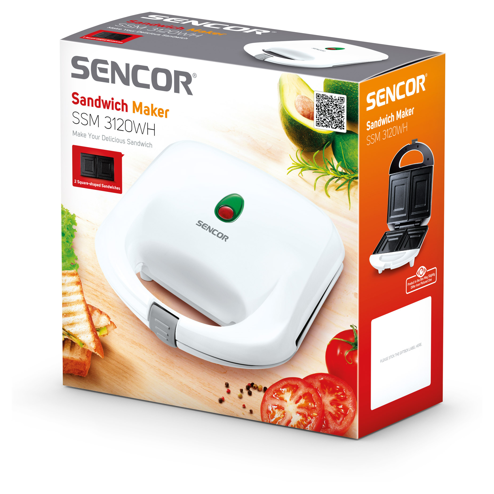 Kodumasinad | Võileivagrill Sencor SSM3120WH | Tehnomaan