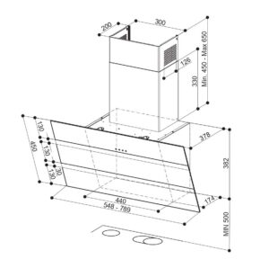 Kodumasinad | Õhupuhastaja Faber Steelmax EV8 BK/X A80 | Tehnomaan