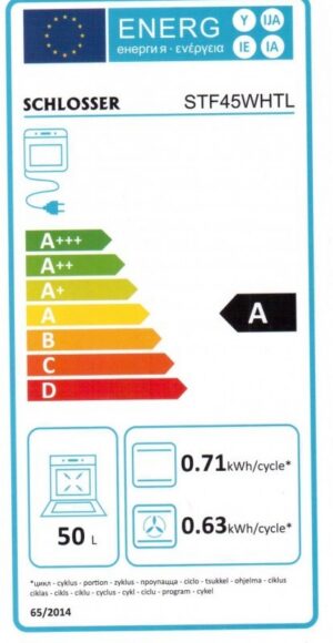Kodumasinad | Integreeritav ahi Schlosser STF45WHTL | Tehnomaan