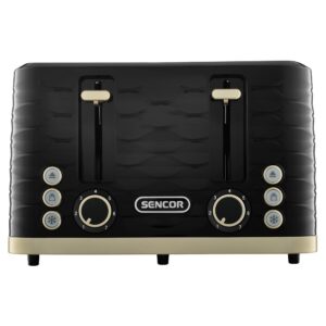 Kodumasinad | Röster 4 viilule Sencor STS7551BK, must | Tehnomaan