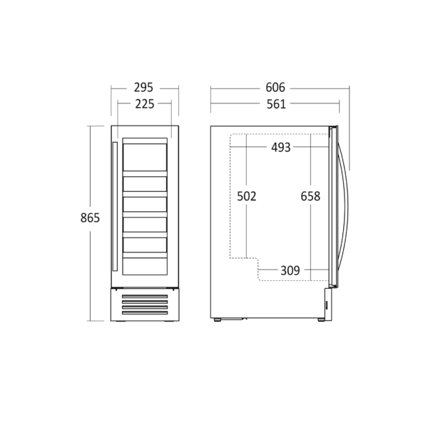 Kodumasinad | Veinikülmik Scandomestic SV19B | Tehnomaan