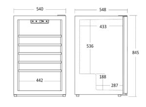 Kodumasinad | Veinikülmik Scandomestic SV45B | Tehnomaan