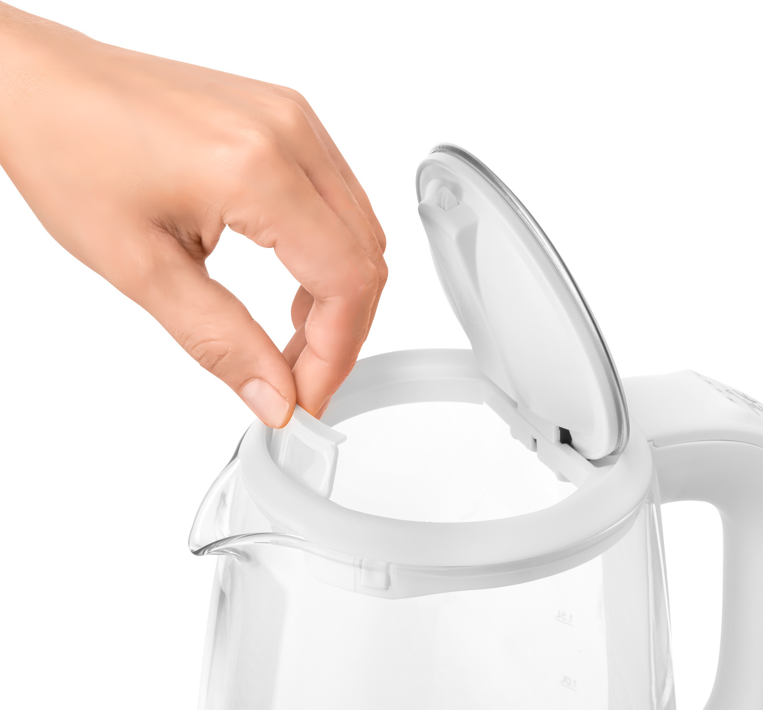 Kodumasinad | Klaaskorpusega veekeetja Sencor SWK2190WH, valge | Tehnomaan