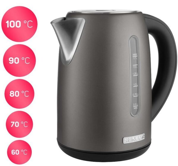 Kodumasinad | Veekeetja Sencor SWK7708BK, must | Tehnomaan