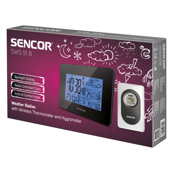 Kodumasinad | Ilmajaam Sencor SWS51B, must | Tehnomaan