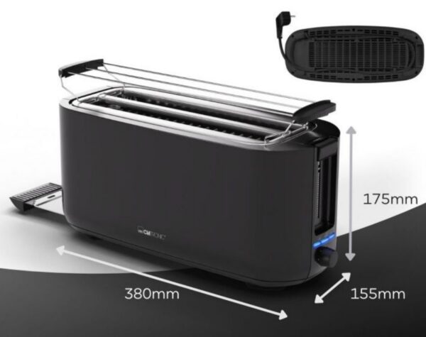 Kodumasinad | Röster 4 viilule Clatronic TA3802B | Tehnomaan