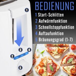 Kodumasinad | Röster 4 viilule Clatronic TA3802W | Tehnomaan