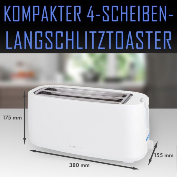 Kodumasinad | Röster 4 viilule Clatronic TA3802W | Tehnomaan