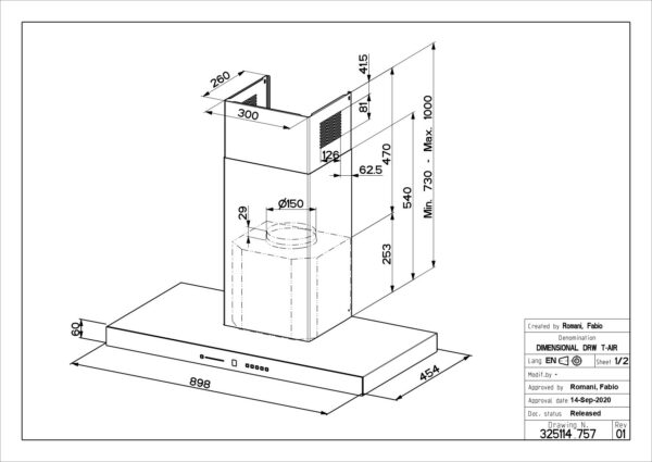 Kodumasinad | Õhupuhastaja Faber T-AIR | Tehnomaan