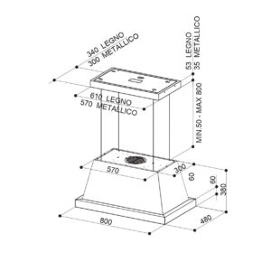 Kodumasinad | Õhupuhastaja Faber THEA ISOLA EV8 DG MATT F80 SC | Tehnomaan