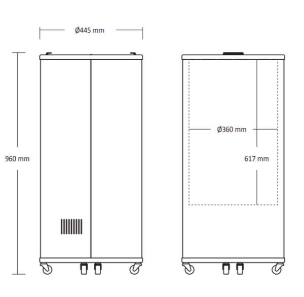 Kodumasinad | Tünn-külmik Scandomestic TK66BE, must | Tehnomaan