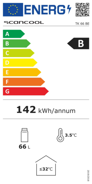 Kodumasinad | Tünn-külmik Scandomestic TK66BE, must | Tehnomaan