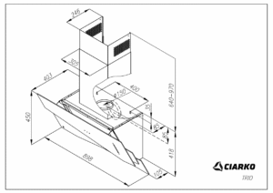 Kodumasinad | Õhupuhastaja Ciarko Design Trio must | Tehnomaan