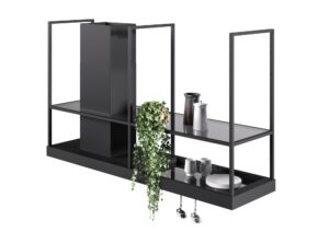 Kodumasinad | Õhupuhastaja Faber T-Shelf must | Tehnomaan