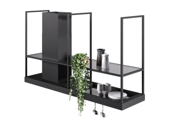 Kodumasinad | Õhupuhastaja Faber T-Shelf must | Tehnomaan