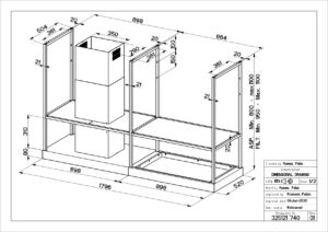 Kodumasinad | Õhupuhastaja Faber T-Shelf must | Tehnomaan