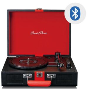 Kodumasinad | Vinüülplaadimängija kohvris Lenco TT110BKRD, must-punane | Tehnomaan