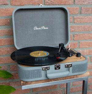 Kodumasinad | Vinüülplaadimängija kohvris Lenco TT116GY, hall | Tehnomaan