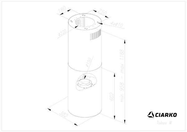 Kodumasinad | Õhupuhastaja Ciarko Design Tubus Isola SmartLink roosa kuld | Tehnomaan
