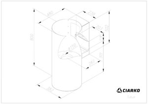 Kodumasinad | Õhupuhastaja Ciarko Design Tubus SmartLink roostevaba teras | Tehnomaan
