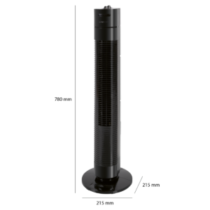 Kodumasinad | Tornventilaator 78cm Clatronic TVL3770, must | Tehnomaan