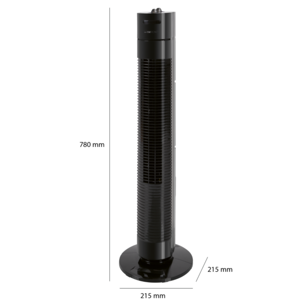 Kodumasinad | Tornventilaator 78cm Clatronic TVL3770, must | Tehnomaan