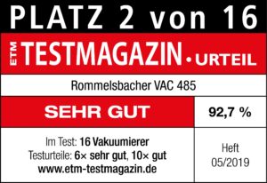 Kodumasinad | Vaakumpakendaja Rommelsbacher VAC485 | Tehnomaan